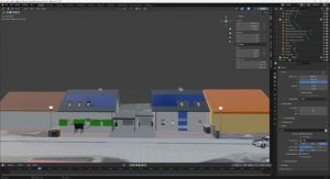 Massstabsgetreue modellierung unserer Häuser in Blender
